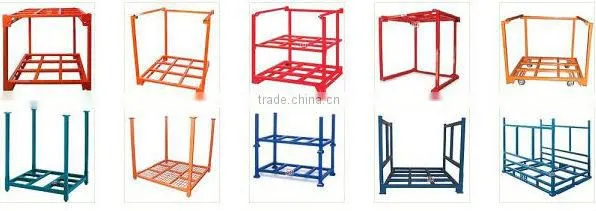 Foldable Steel Heavy loading Stacking Rack