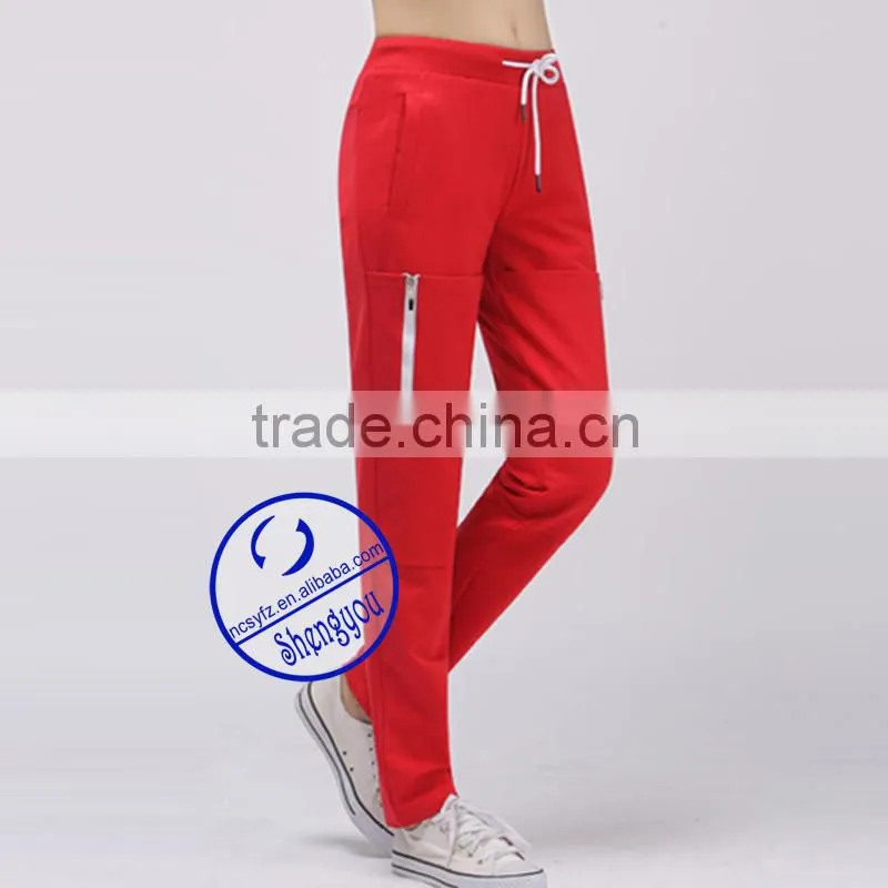 wholesale custom women spandex cotton jogger pants