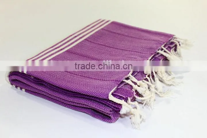 Prefered Cotton Material 70*180cm With Tassels Beach Towel Fouta