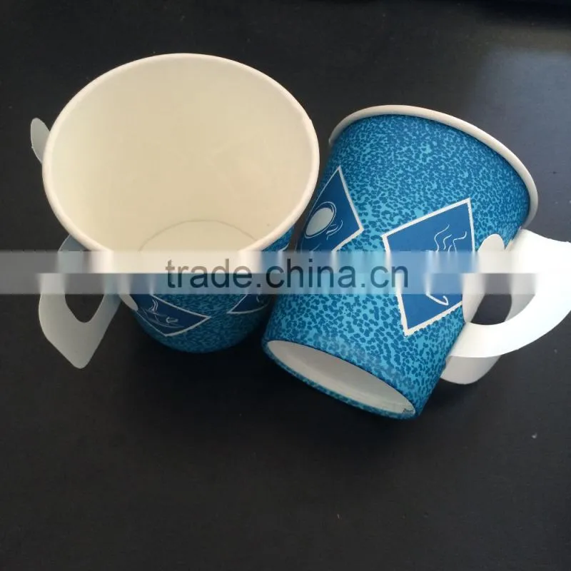 soda hot drink paper cup with handle