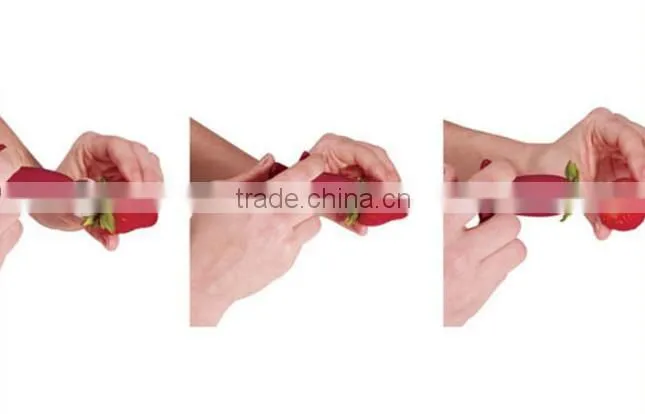 Strawberry Huller,Red,Manual Seeder