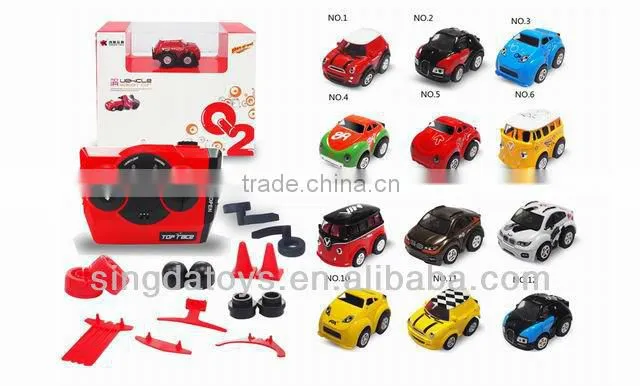 Smallest Car!2010E Infrared RC Q2 Mini Stunt Car 5cm
