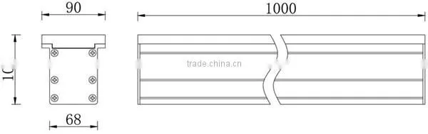 linear IP67 144pcs 5mm dip led/ 48pcs SMD5050 12W led ground spot