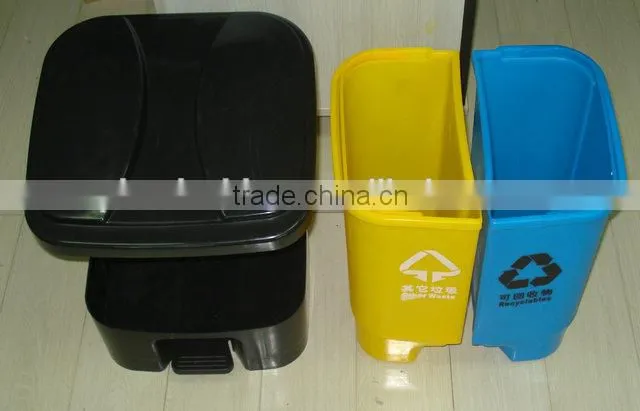 BT20S 20liter recycled 2 compartment trash bin