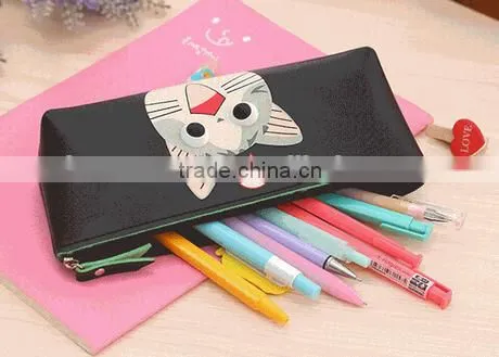 2016 New funny eyes design large volume pencil bag