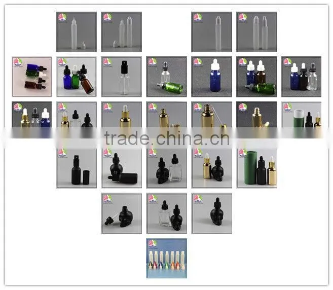 30ml black clear e-liquid bottles 1 oz plastic pet dropper bottles 30ml black plastic essential oil bottles