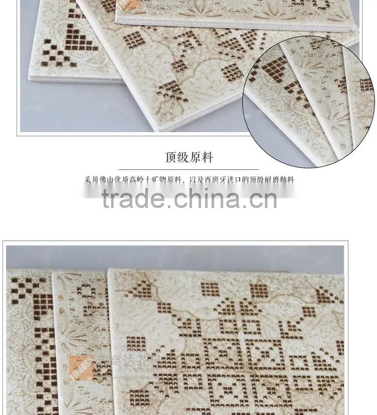 customized 200x200mm kitchen tile porcelain rustic glazed wall floor tile