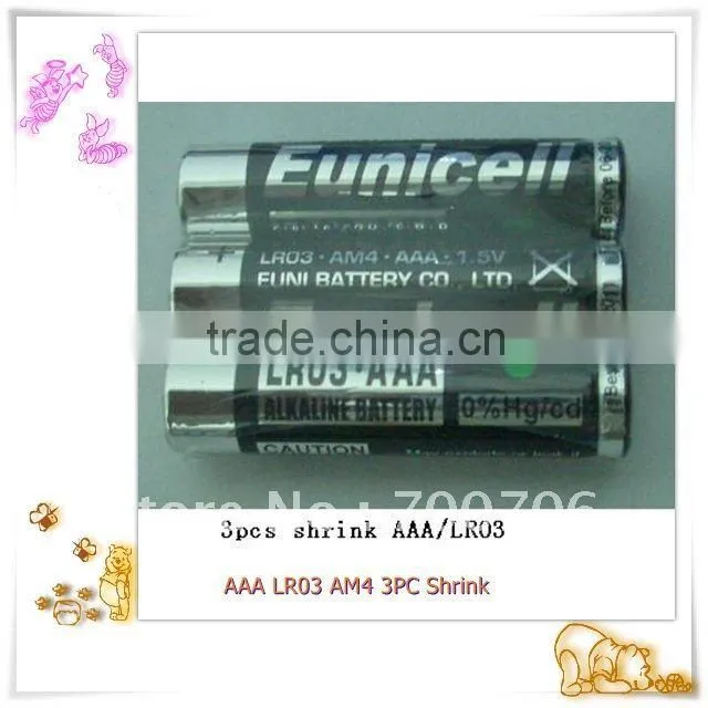 AAA Size and Zn/MnO2 Battery Type 1.5v dry cell battery AA AAA AAAA