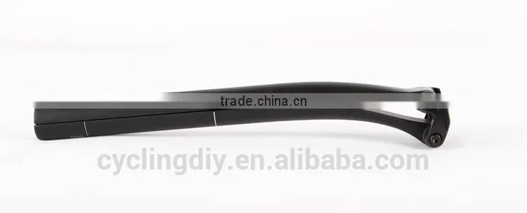 Adjustable seat post carbon 3k for bike saddle