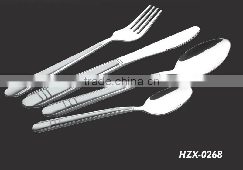 stainless steel 18/0 18/8 18/10 cutlery set