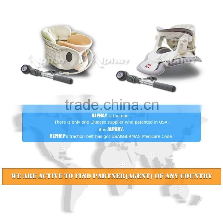 cervical pump collar for neck vertebra decompression