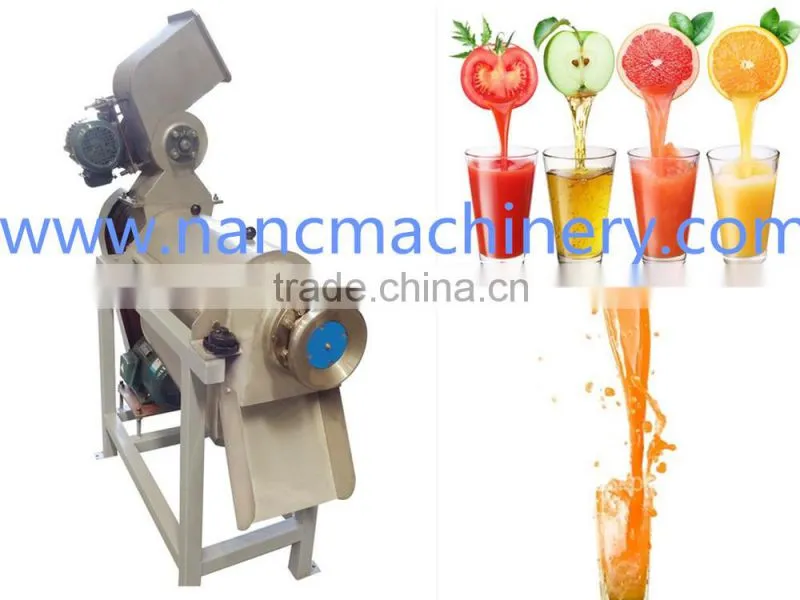Fully automatic fresh fruit crusher and juice extractor