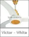Victor Black 220V Three Metal Blade Electric Ceiling Fan