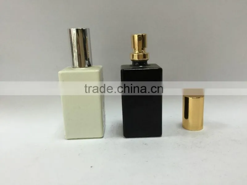 30ml square black perfume glass bottle