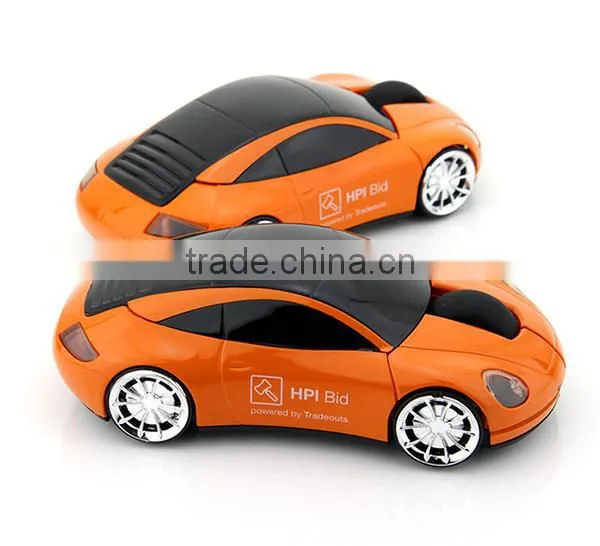 Wireless Custom Logo 2.4Ghz Racing Car Mouse