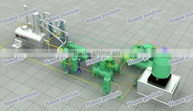2016 Best Sale Waste Engine Oil Continuous Oil Distillation Equipment Manufaction