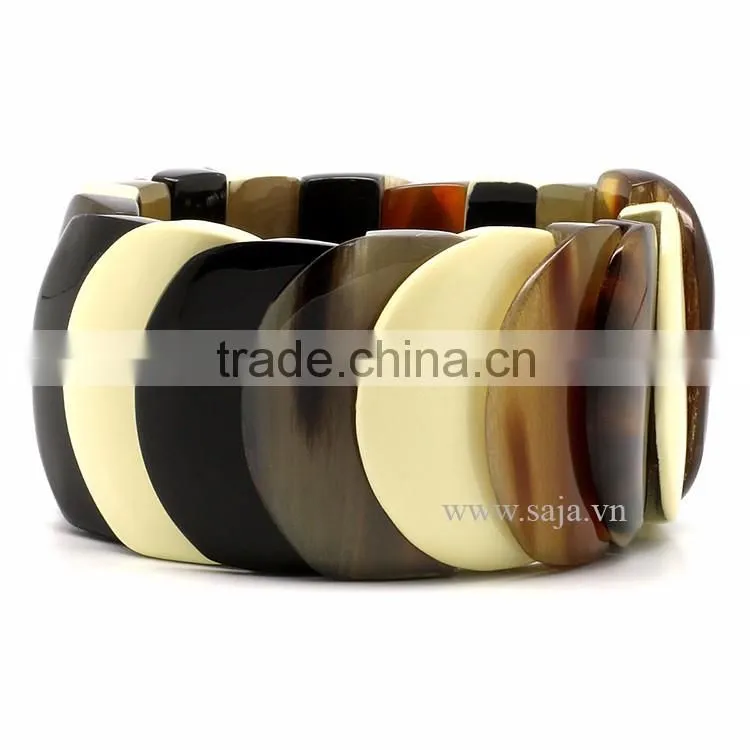 Buffalo horn jewelry , Buffalo horn bracelet SHB-522, 100% natural buffalo horn