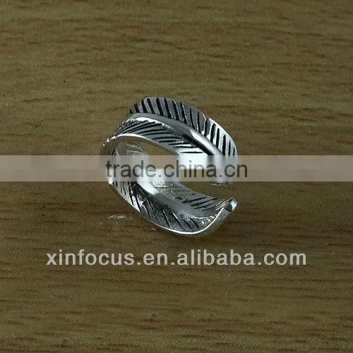 Feather 925 Sterling Silver Adjustable Toe Ring toe ring jewelry