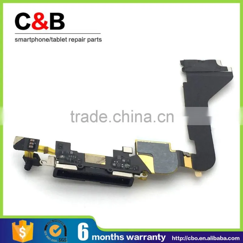 For iPhone4 spare parts Charge Port Dock Connector Flex Ribbon Cable