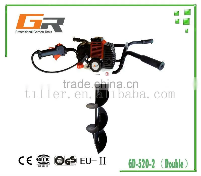 Professional Double Gasoline Earth Driller / Ice driller GD520-2