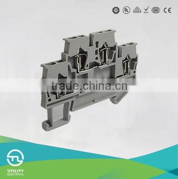 Double-layer Return-pulling Spring Type Terminal Blocks
