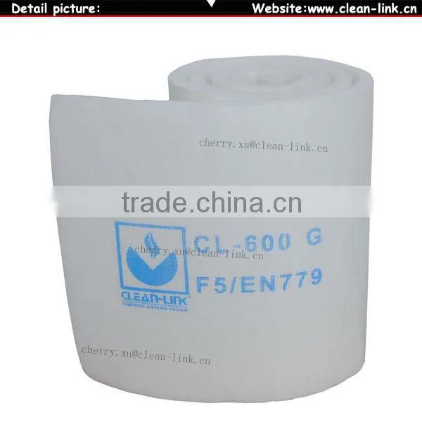 spray booth ceiling filter and air filter media and synthetic filter media