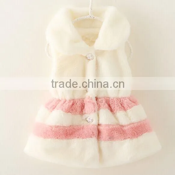 children clothing 2016 fancy fake fur winter waistcoat