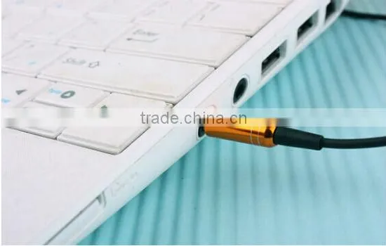 Novelty metal earphones and headphone without mic for mp3
