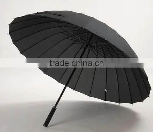 24 rib straight umbrella