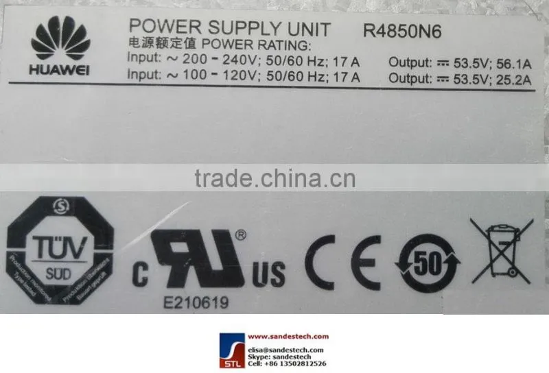 Huawei R4850N6 48V50A DC power rectifier modules Rectifier Convert for Huawei ETP48100 ETP48100-B1 ETP48200
