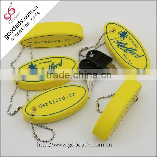 Funny design custom pu floating keychain manufacturers in china