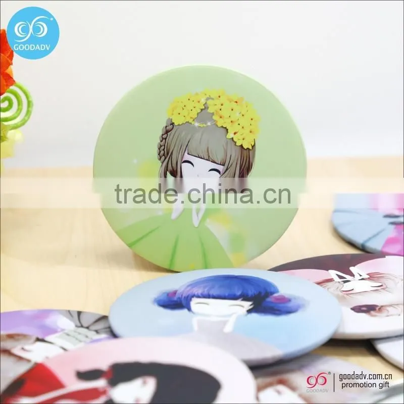 Best promotional gift - tinplate mirror keychain