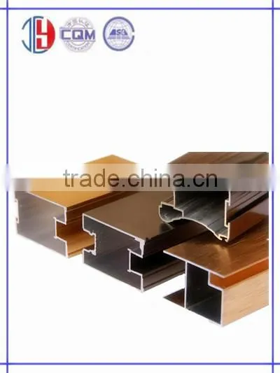 Purple Side Stile Aluminium Profile For Wardrobe Sliding Door