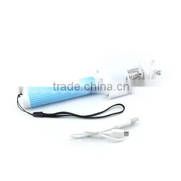 Popular foldable selfie stick with wire