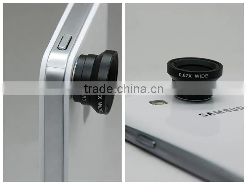 mobile phone accessories factory in china wideangle lens for samsung s4 iphone 6 macro lens