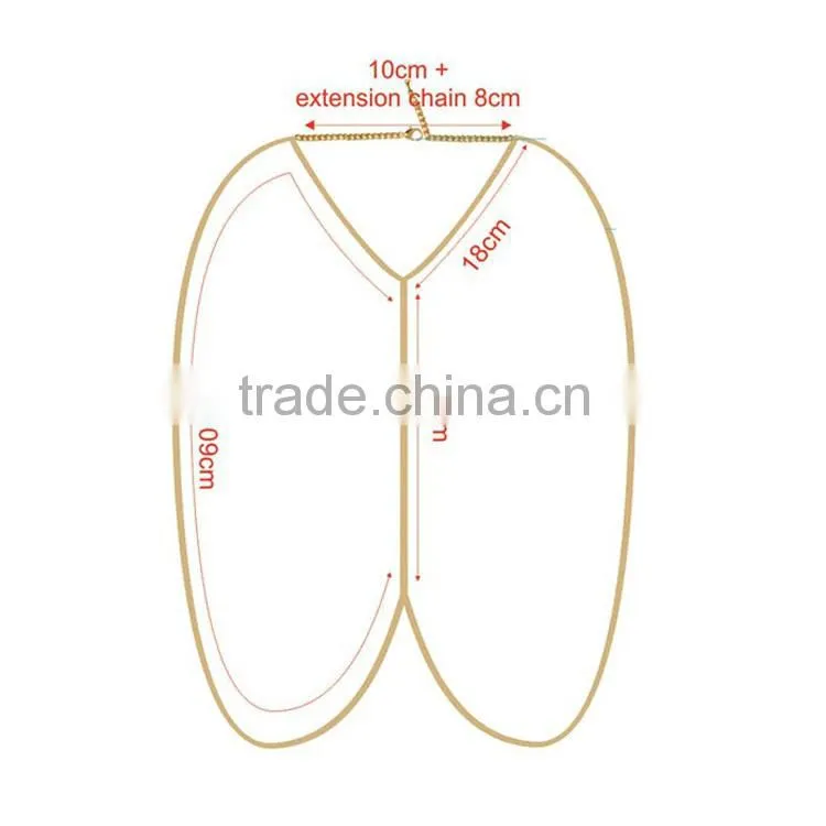 chain strap body chain dress, body chain jewelry for women