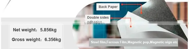 39.4"(1m*30m) Printable Flexible Magnet with Self Adhesive