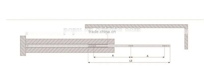 Hot sell High quality 17mm drawer slide roller forming machine