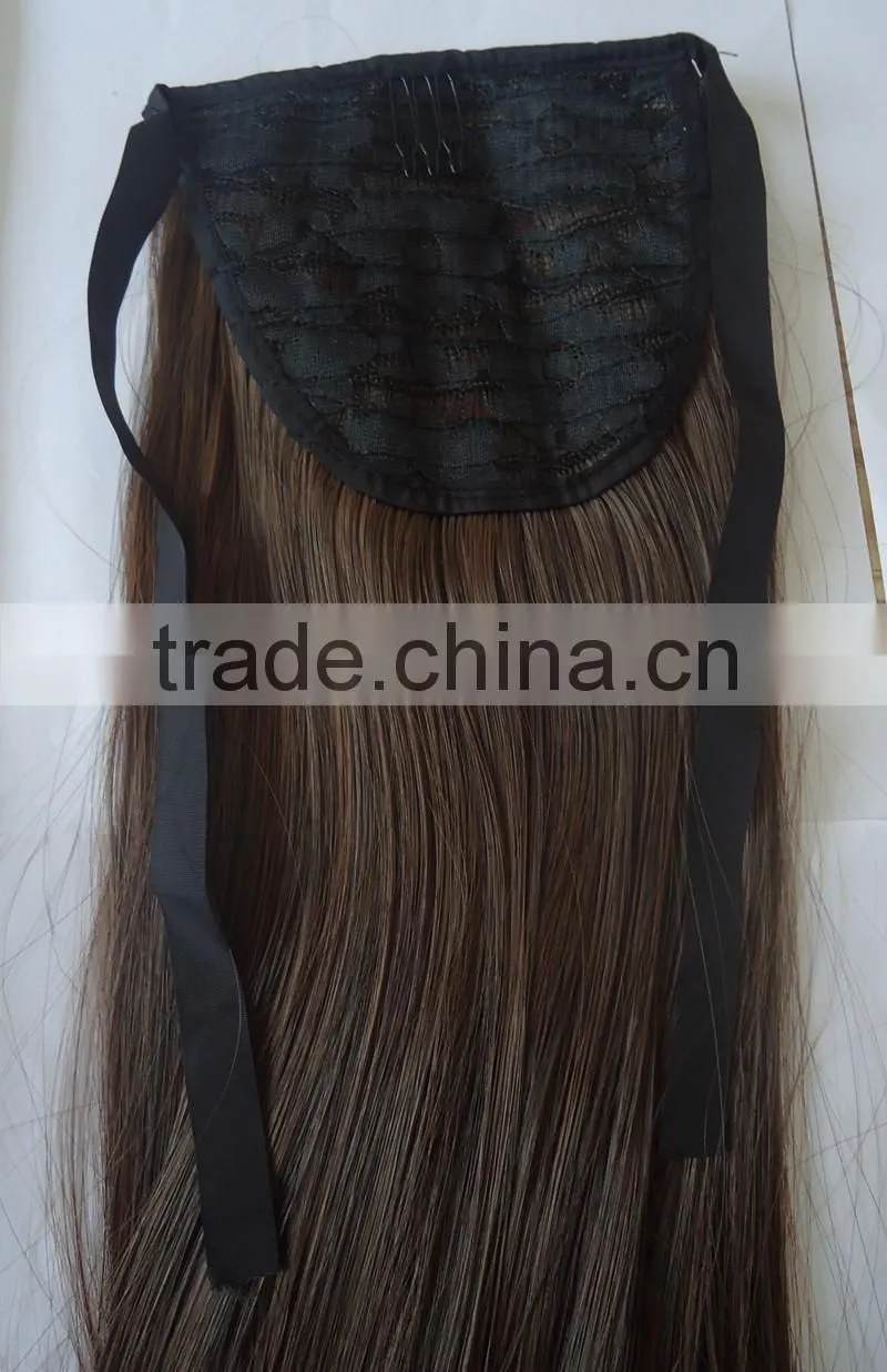 Brazilian Human Hair Drawstring Ponytail