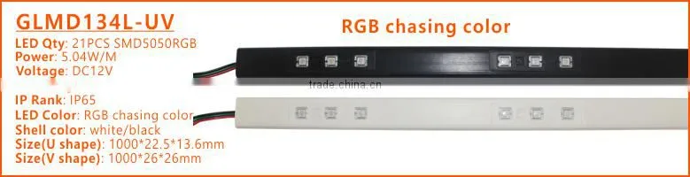 UL list 5050rgb second generation led Window border light GLMD133L-UV