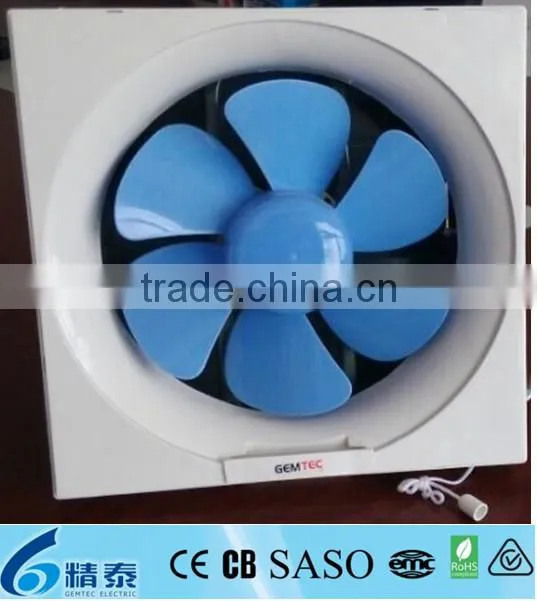6 inch PP+Metal housing Iraq Square Wall Mounted exhaust fan