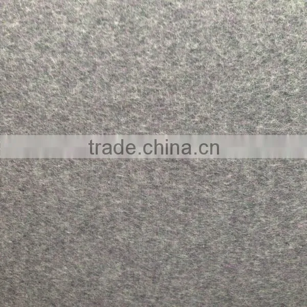 Soft 100% polyester double knit fabric for men's sweater