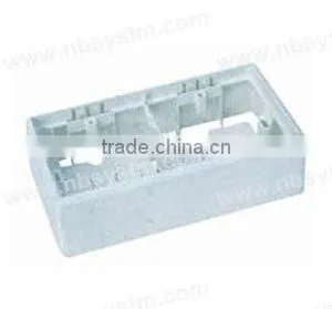 Desktop box, French type, dual hole. size:80x151x45mm