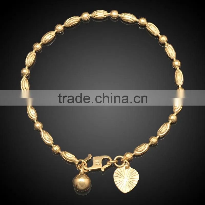 Gold Daily Wear jewelry design for girls Charm Metal Wholesale Chain Bracelet