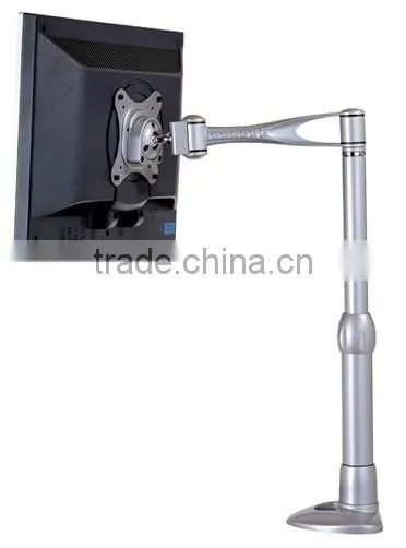 Hot selling aluminum alloy lcd monitor arm bracket for single monitor