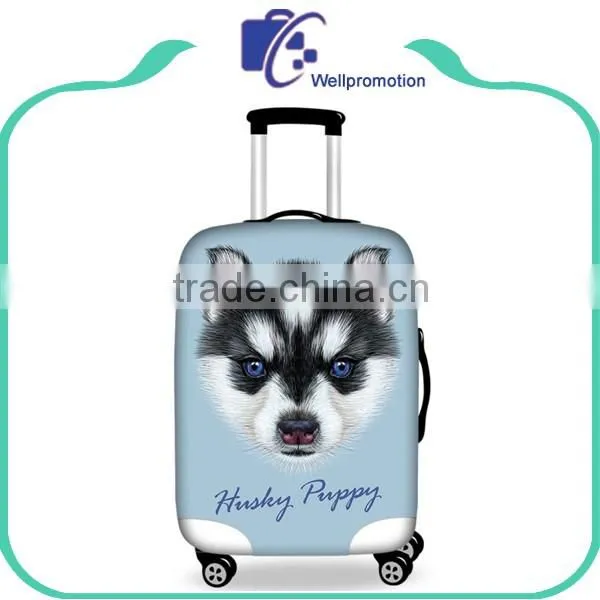Durable Elastic Custom Spandex Suitcase Luggage Cover