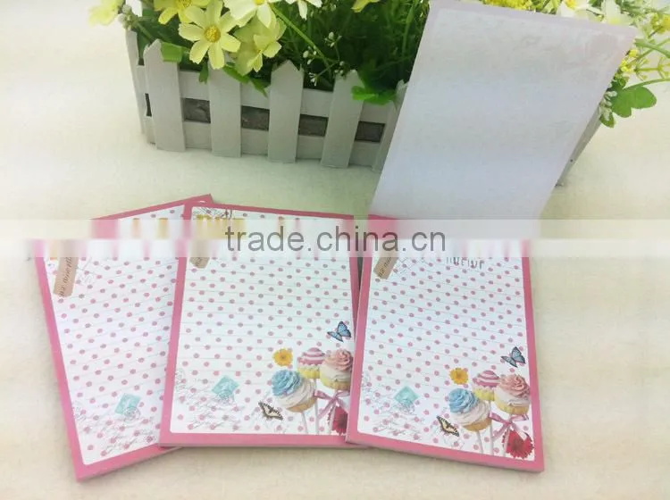 note pad without cover