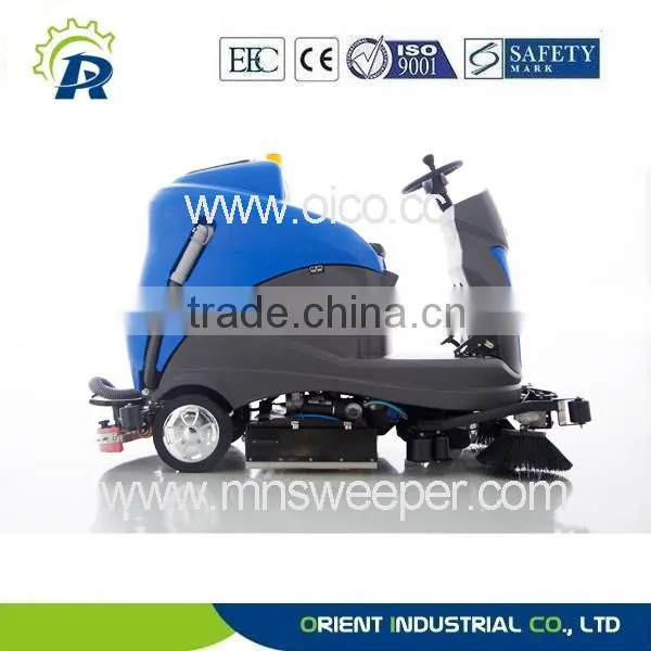 High quality OR-X10 battery powered ride-on floor sweeper-scrubber
