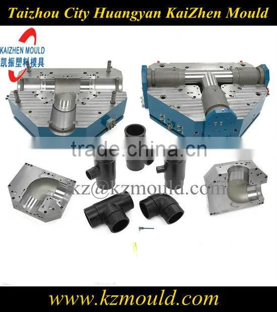 Plastic injection pipe fitting mold