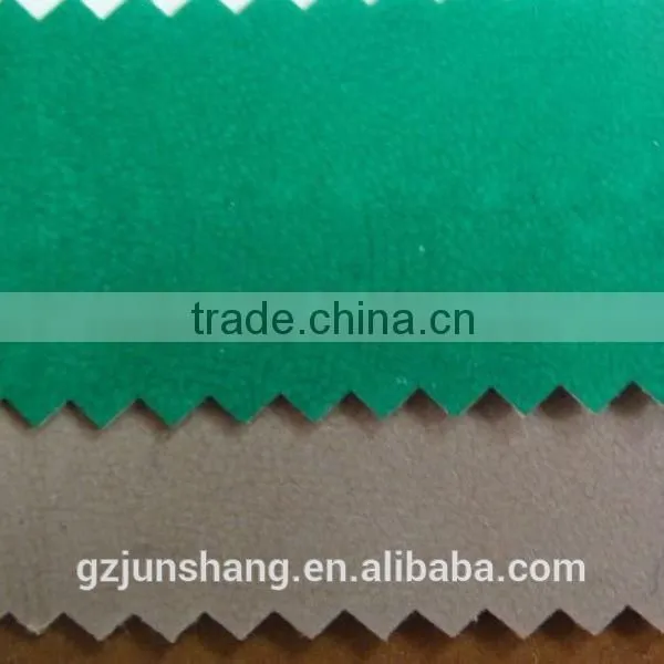 Flocked Pu artificial leather for shoes upper usage with colorful color